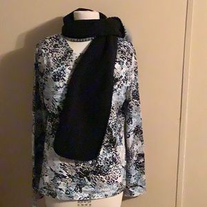 Blouse and scarf